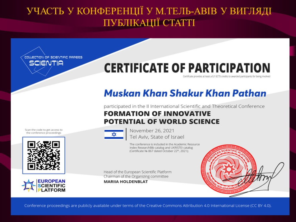 Досягнення студентської наукової групи кафедри Фізіології