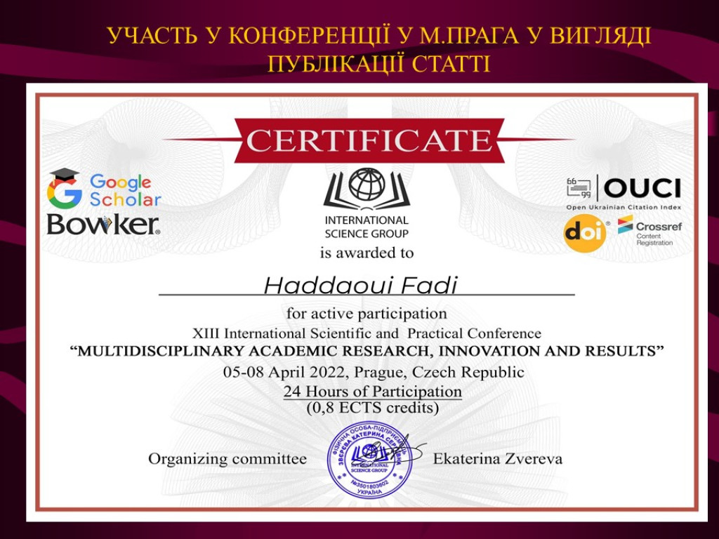 Досягнення студентської наукової групи кафедри Фізіології